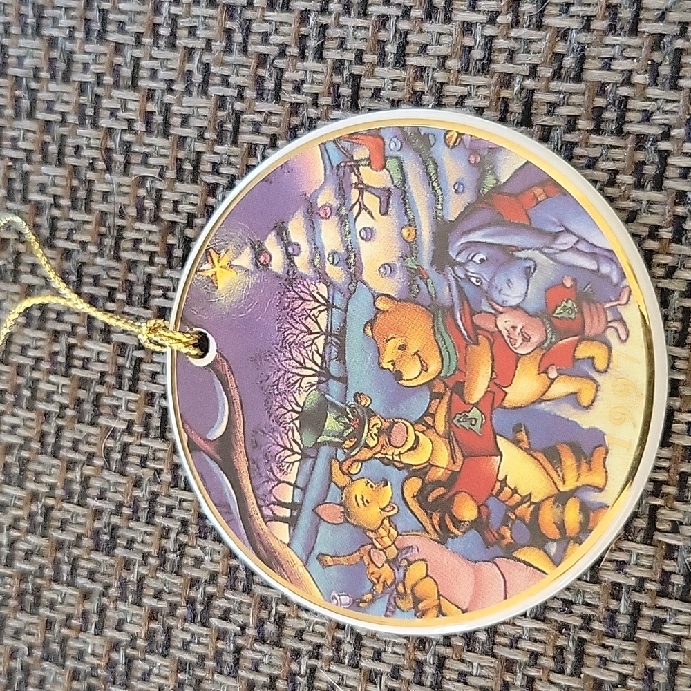 #1 Vintage Winnie-the-Pooh Disney Store Ornament 1997